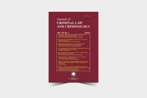 Journal of Criminal Law and Criminology - Number 13