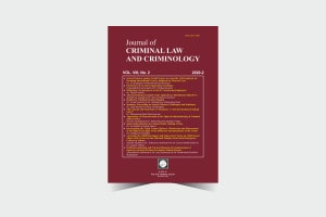 Journal of Criminal Law and Criminology - Number 16