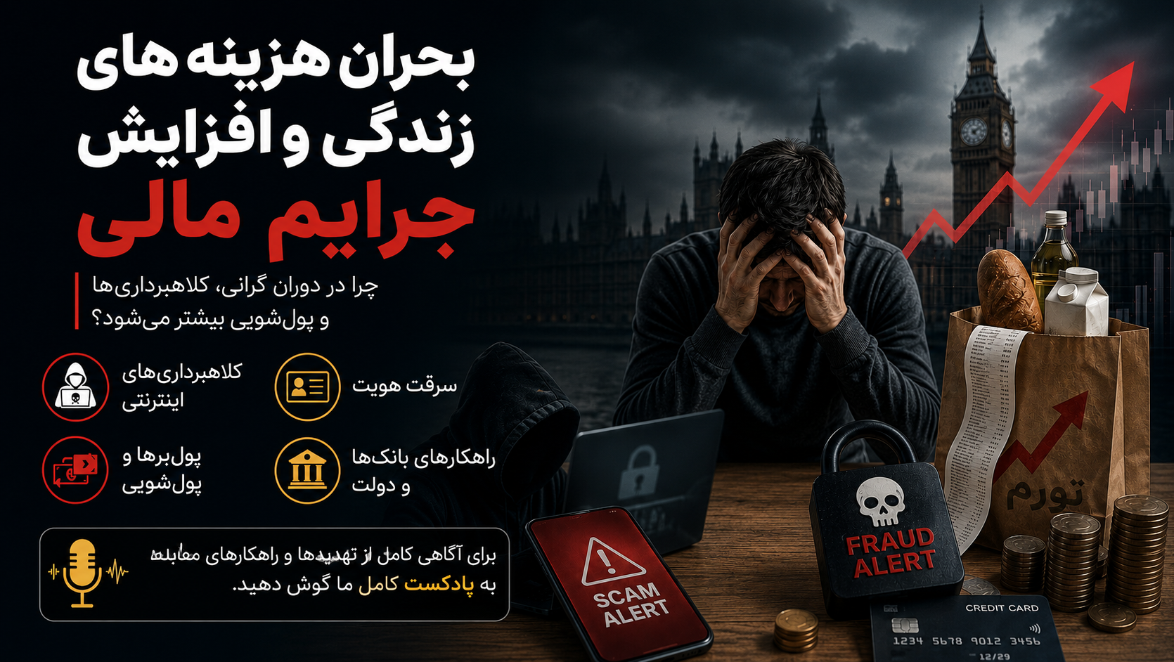 بحران هزینههای زندگی چگونه موجب افزایش جرایم مالی میشود؟